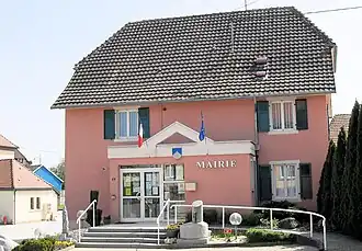 The town hall in Retzwiller