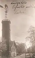 Rietavas Manor water tower in 1936