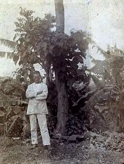 Arthur Rimbaud, Self-portrait in Harar, Ethiopia, 1883[43]
