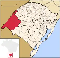 Location of Campanha Ocidental
