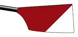 Image showing the rowing club's blade colours