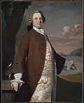 Samuel Waldo son-in-law Isaac Winslow [1709-1777] by Robert Feke