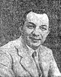 A portrait of Robert Kotewall on a newspaper in 1947