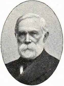 Black-and-white portrait of Tobias Robertus Thalén