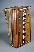 Rocking melodeon[51][52][45] or lap organ[43] (1825)[53][54]