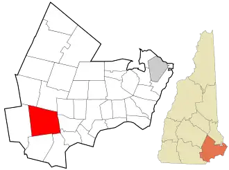Location in Rockingham County, New Hampshire