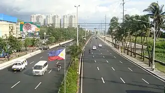 Roxas Boulevard in Manila and Pasay City, named after the president
