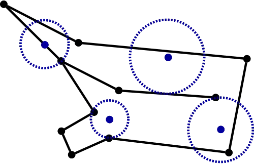 Planar straight line graph-based definition.