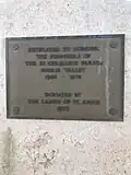 St. Germaine Parish plaque