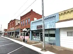 Downtown Rush Springs in March 2025