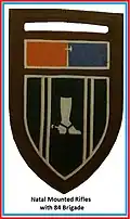 SADF 84 Motorised Brigade Natal Mounted Rifles Flash