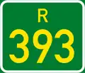 Regional route R393 shield