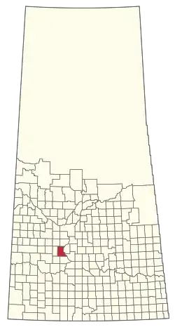 Location of the RM of Fertile Valley No. 285 in Saskatchewan