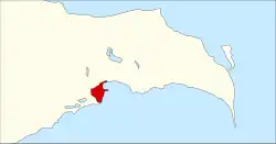 Location of Sabayil in Baku