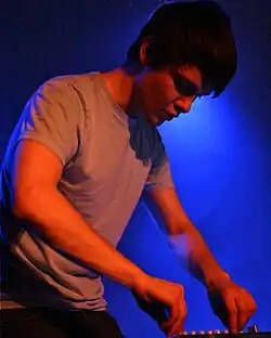 Sabrepulse playing at Strathclyde Union, Glasgow in 2007.