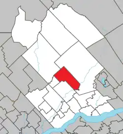 Location within Portneuf RCM