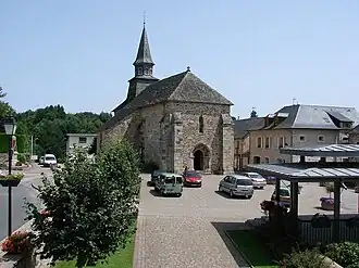 The church in Saint-Ybard