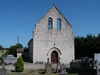 The church in Sainte-Radegonde