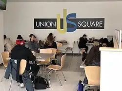 The Union Square food court.