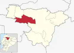 Los Bancos Canton in Pichincha Province