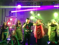 Sandy Concert in Houston, in 2014