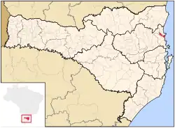 Location of Navegantes