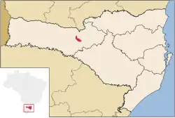 Location of Treze Tilias