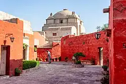 Interior courtyard of the Santa Catalina Monastery