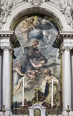 Venice at the Feet of St. Anthony of Padua by Pietro Liberi