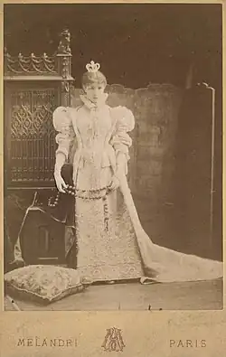 Bernhardt as the Queen of Spain in Ruy Blas (1872)