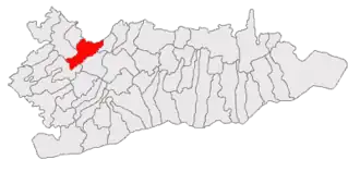 Location in Călărași County