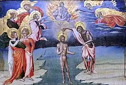 Scenes from the Life of Saint John the Baptist. (1454) National Gallery, London