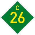 C26 road shield}}