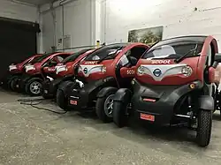Scoot Quads charging.
