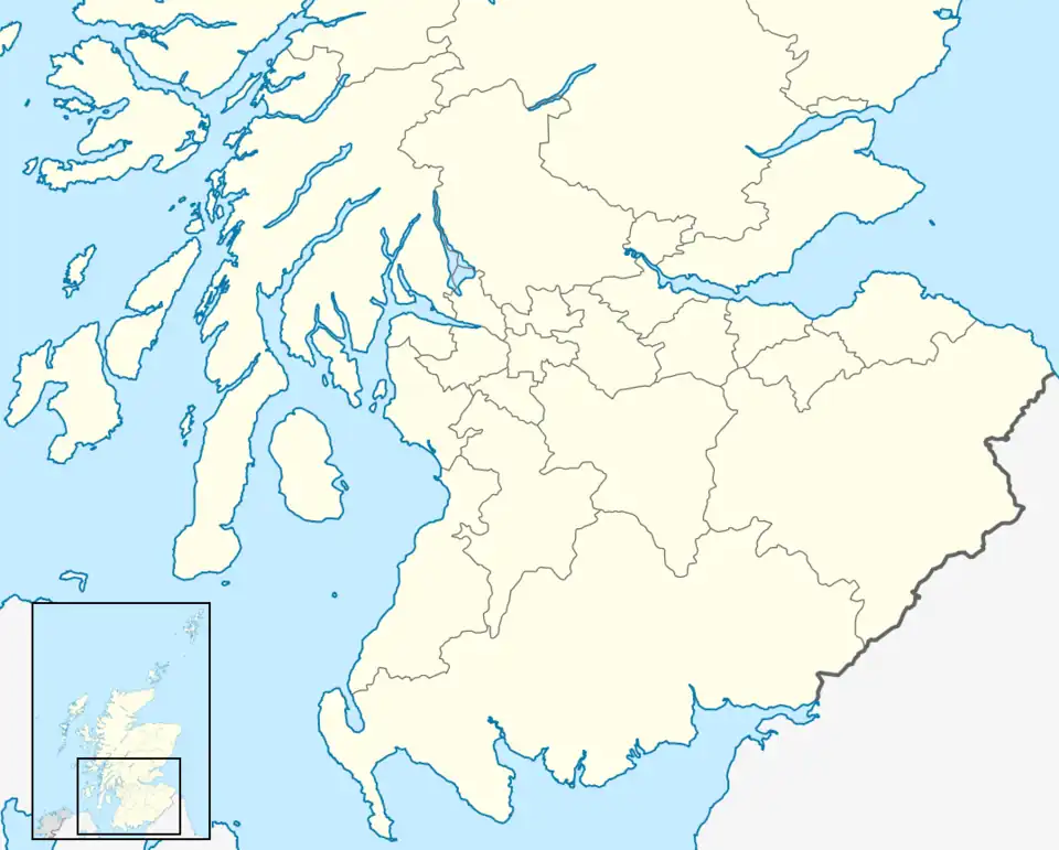 2012–13 Scottish Second Division is located in Scotland South