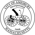 Official seal of Amesbury, Massachusetts