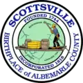 Official seal of Scottsville, Virginia