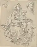 Seated Woman with a Child on her Lap