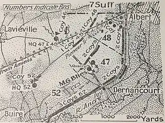 a black and white map of the battle area