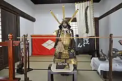 Armor in the main hall (taken on October 9, 2017)