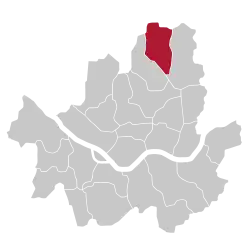 Location of Dobong District in Seoul