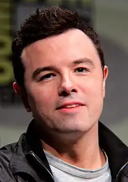 Seth MacFarlane at the Comic Con in 2012