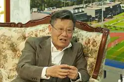 Sha Zukang in an interview of Beijing Model United Nations 2015, held in China Foreign Affairs University