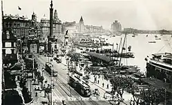 The Bund in the late 1920s seen from the French Concession