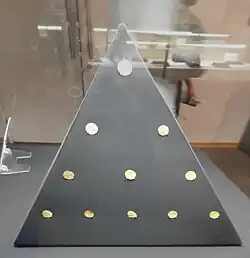 Shoroon Bumbagar Byzantine Empire coins, Karakorum Museum.