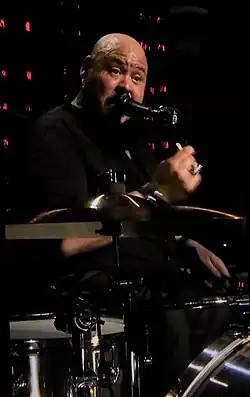 Playing as sideman with Paul McCartney, 2019