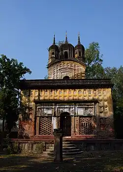 Shyama Sundara flat-roofed temple with pancha-ratna