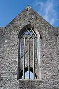 A late gothic window with tracery