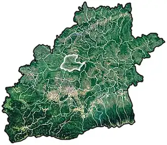 Location in Sibiu County