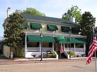 The 1752 tavern on Main Street, now operated as the Smithfield Inn.